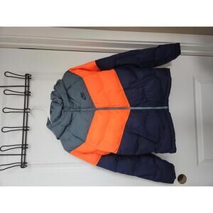 Nike Kids's Colorblock Puffer Jacket with Hood